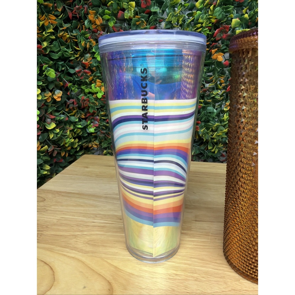 Starbucks Jelly‎ Studded Tumbler Lot 4 Matte Black Mint Honeycomb 24 oz Holidays - Picture 7 of 11